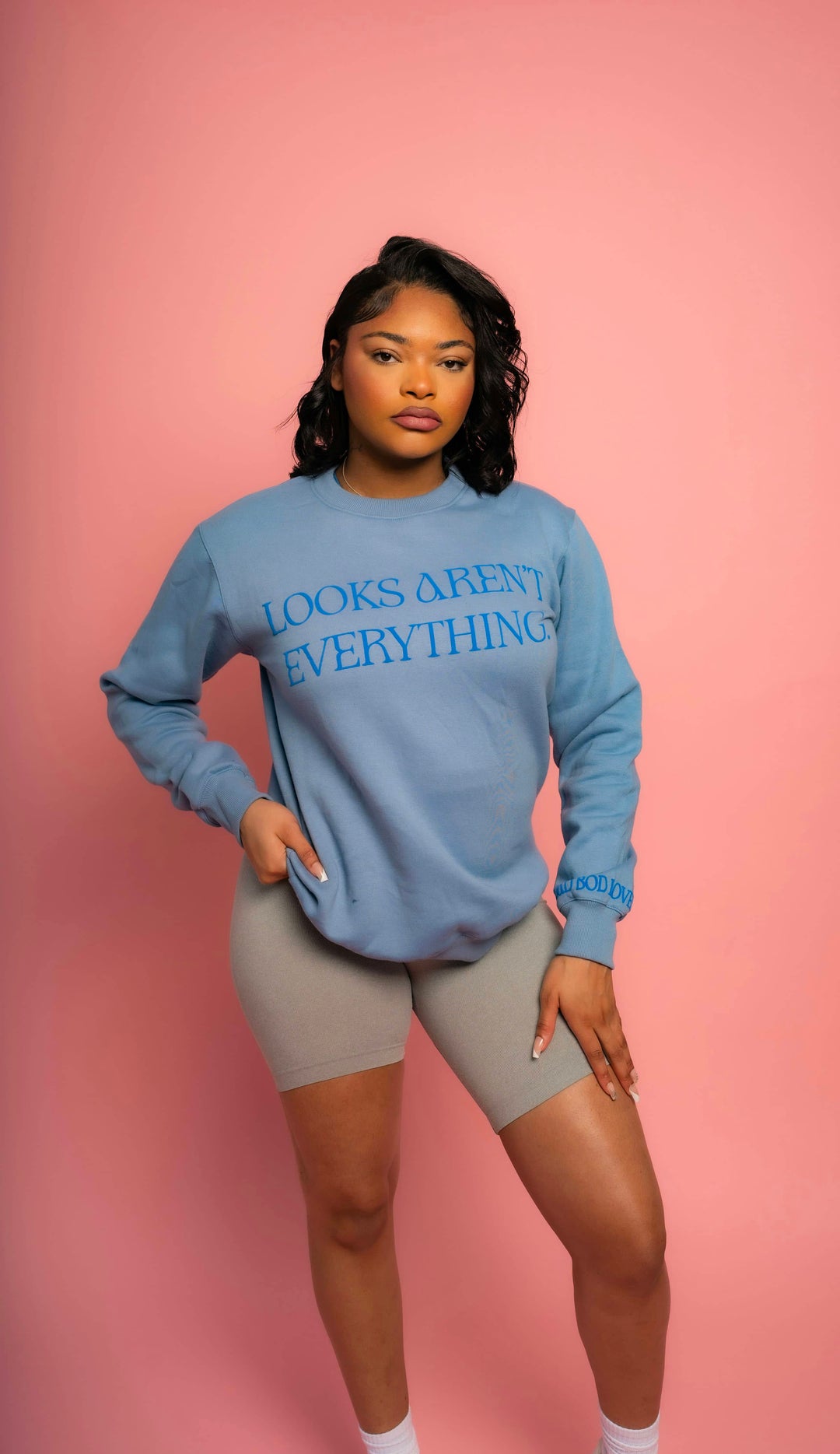 Looks Aren't Everything Sweatshirt Navy