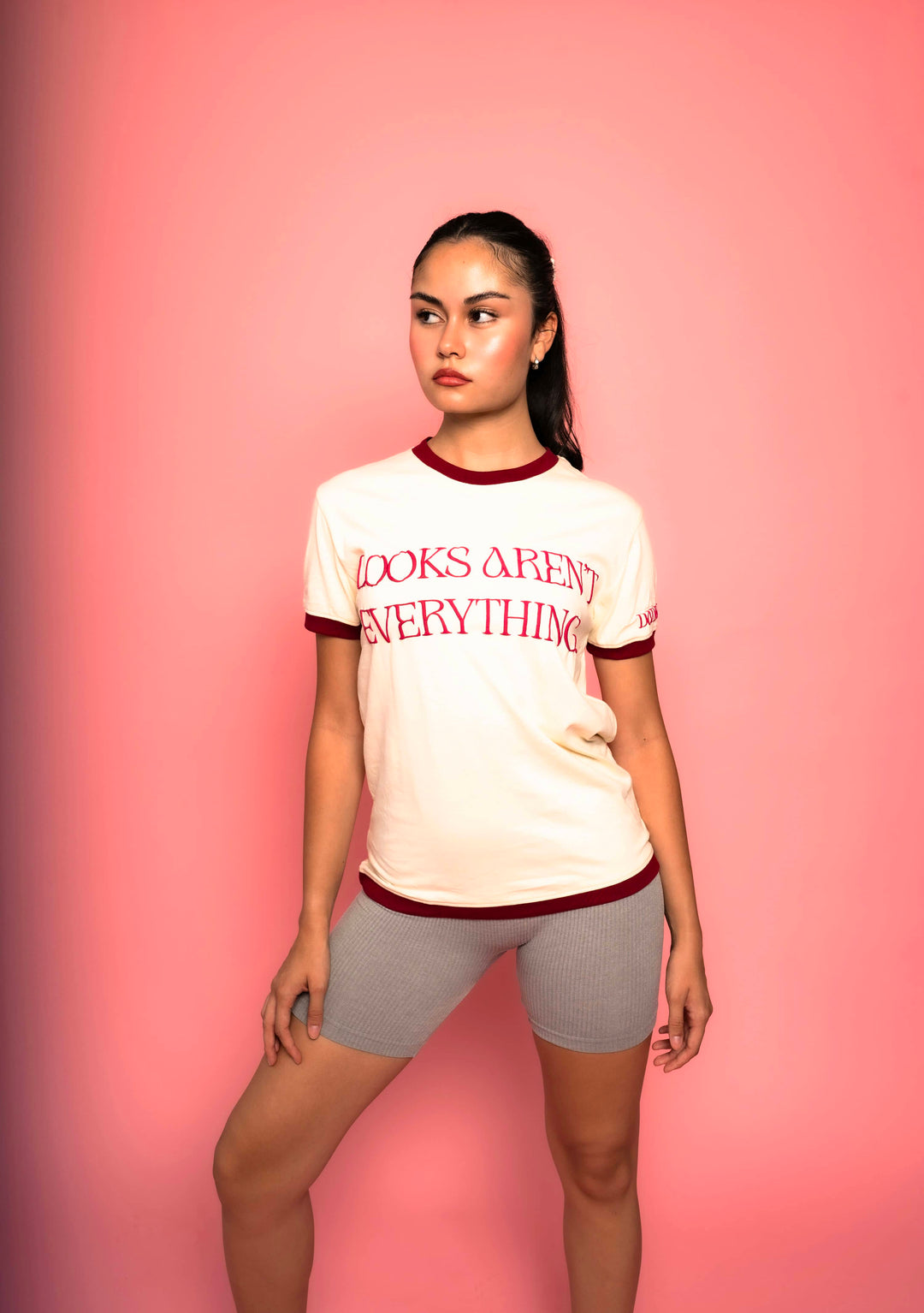 Looks Aren't Everything Tee Cream